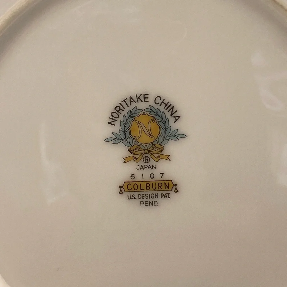Vintage Set of 2 Noritake Colburn #6107 Bread Plates